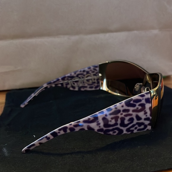 Dolce & Gabbana DG 2019 185/73 120 Sunglasses (Gold Brown Animal Print) - Picture 3 of 10